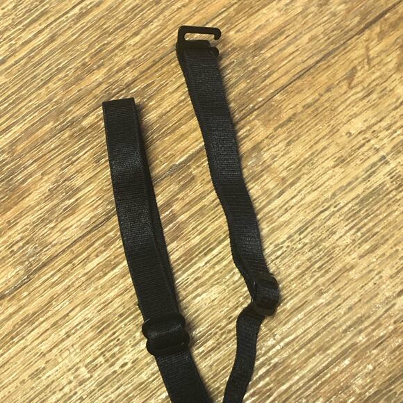 Dolls Kill x Widow Black Slinky Spandex Triangle Bra Size Large - Picture 4 of 9